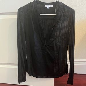 5 for $20 - Calvin Klein shirt in striped translucent fabric